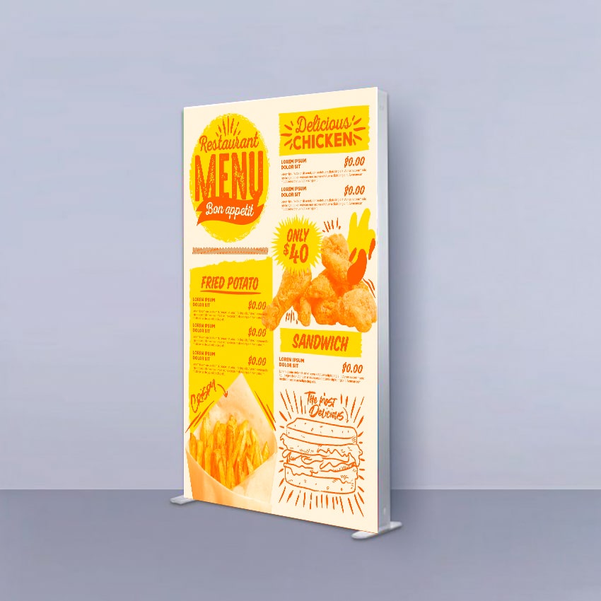 Double-sided LED Lightbox